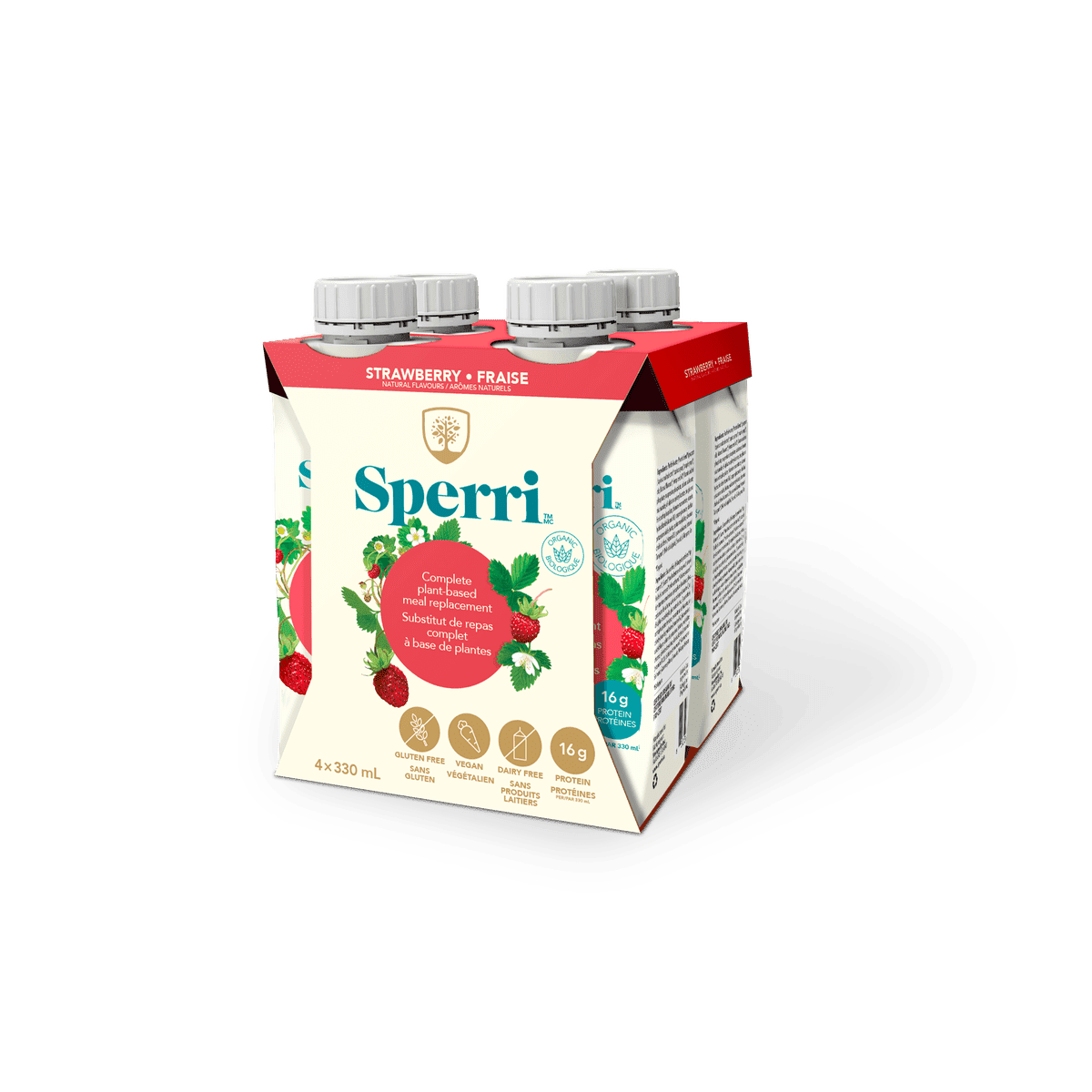 Complete Plant Based Meal Replacement, Strawberry  Sperri   