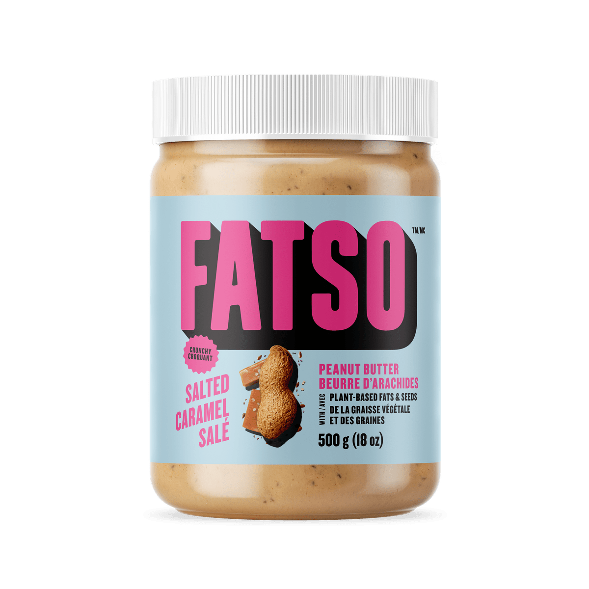 Crunchy Salted Caramel Peanut Butter  Fatso   