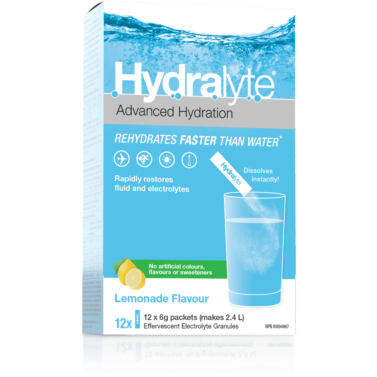 Electrolyte Powder - Lemonade 6g  Hydralyte   