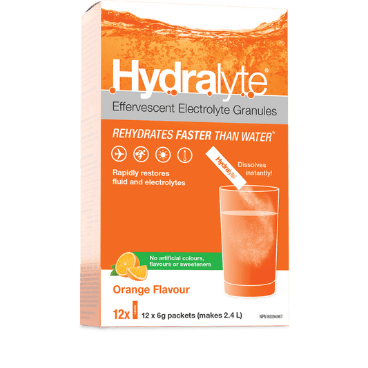 Electrolyte Powder - Orange 6g  Hydralyte