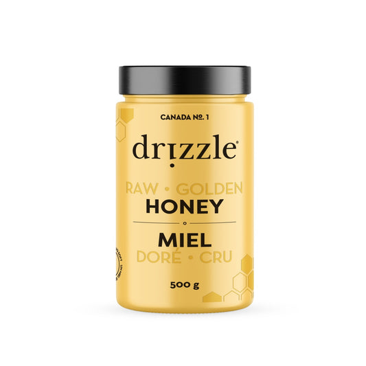 Golden Raw Honey  Drizzle Honey 500g