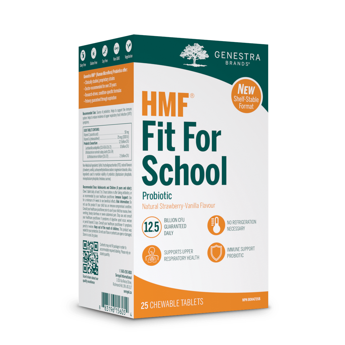 HMF Fit For School shelf-stable  Genestra Brands   