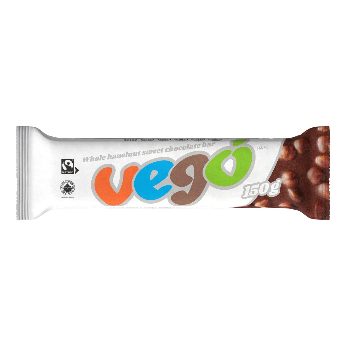 Hazelnut Chocolate Bar  Vego   