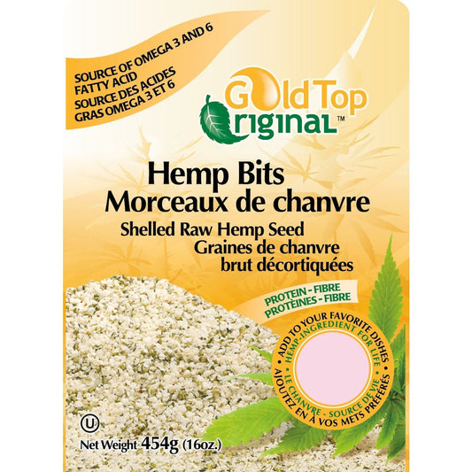 Hemp Bits  Gold Top Organics   