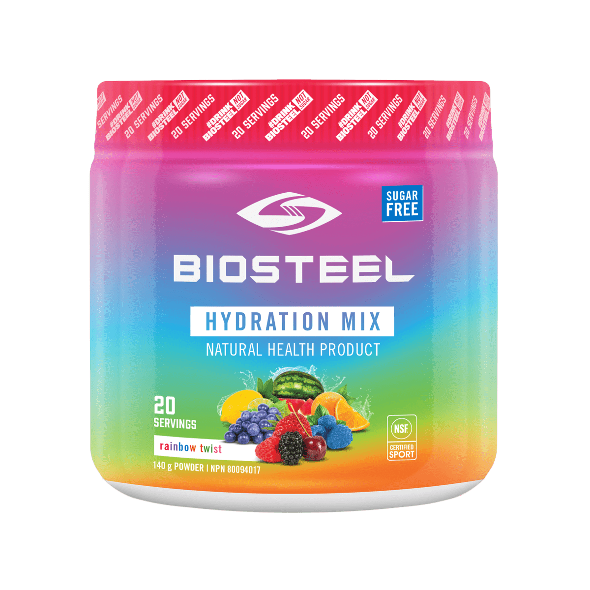 Hydration Mix Rainbow Twist  BioSteel Sports Nutrition Inc. 140g  