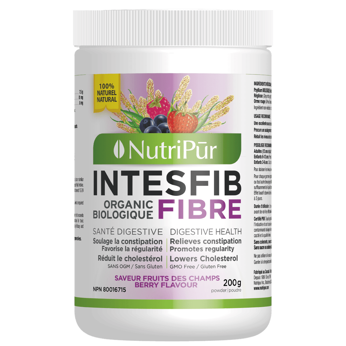 IntesFib-Berry flavor  Nutripur Inc   