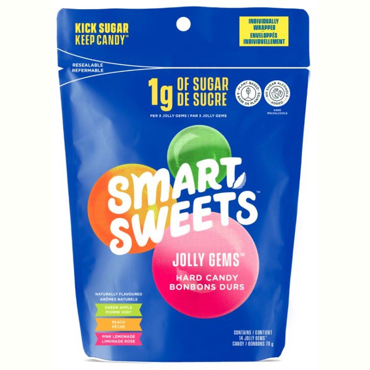 Jolly Gems Hard Candy  SmartSweets   