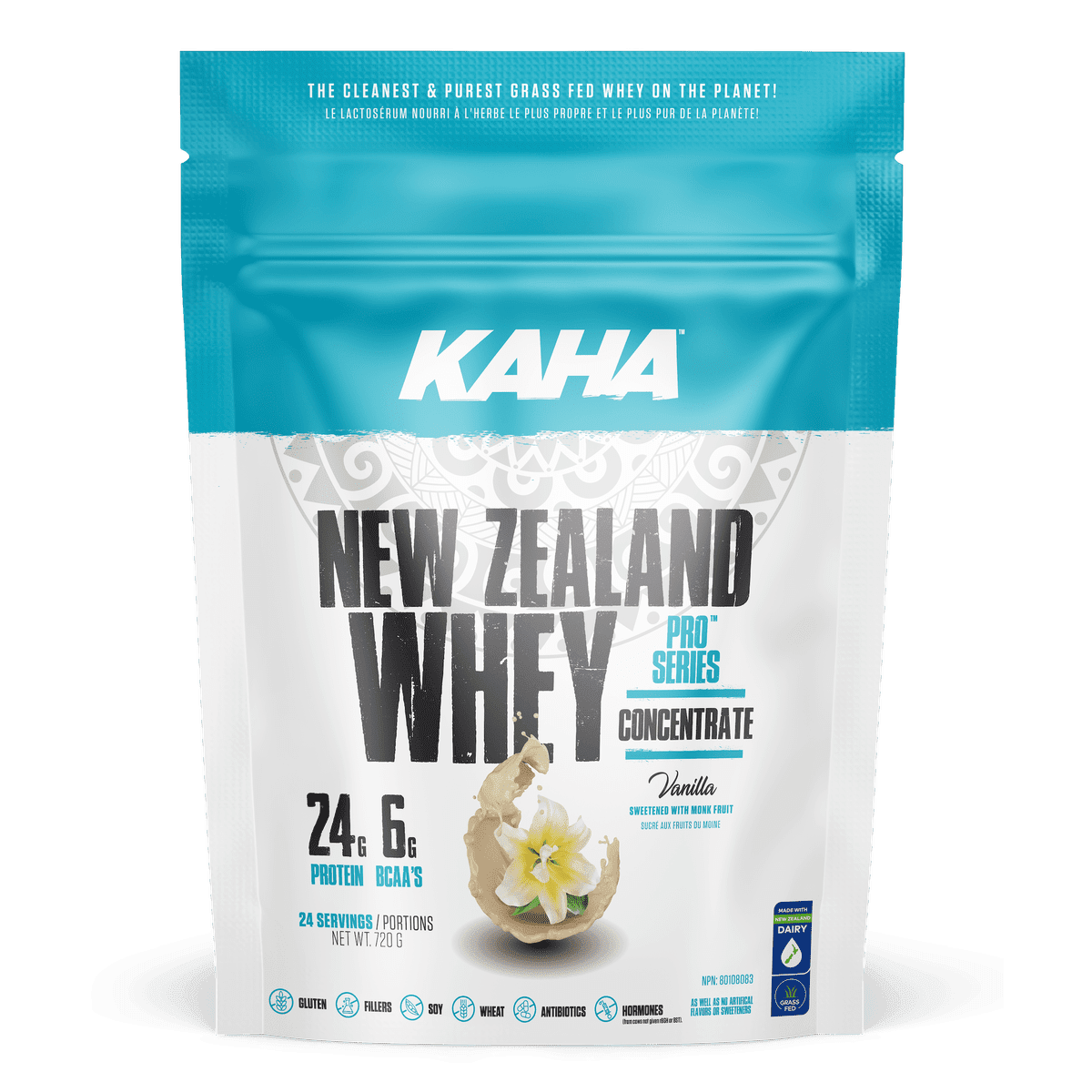 Kaha NZ Whey Concentrate Vanilla  Kaha Nutrition   