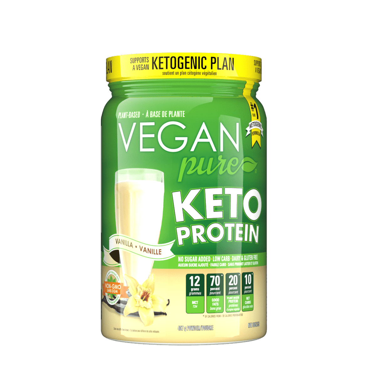 Keto Protein Vanilla  Vegan Pure   