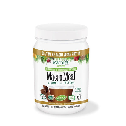 MacroMeal Vegan Chocolate  MacroLife Naturals   