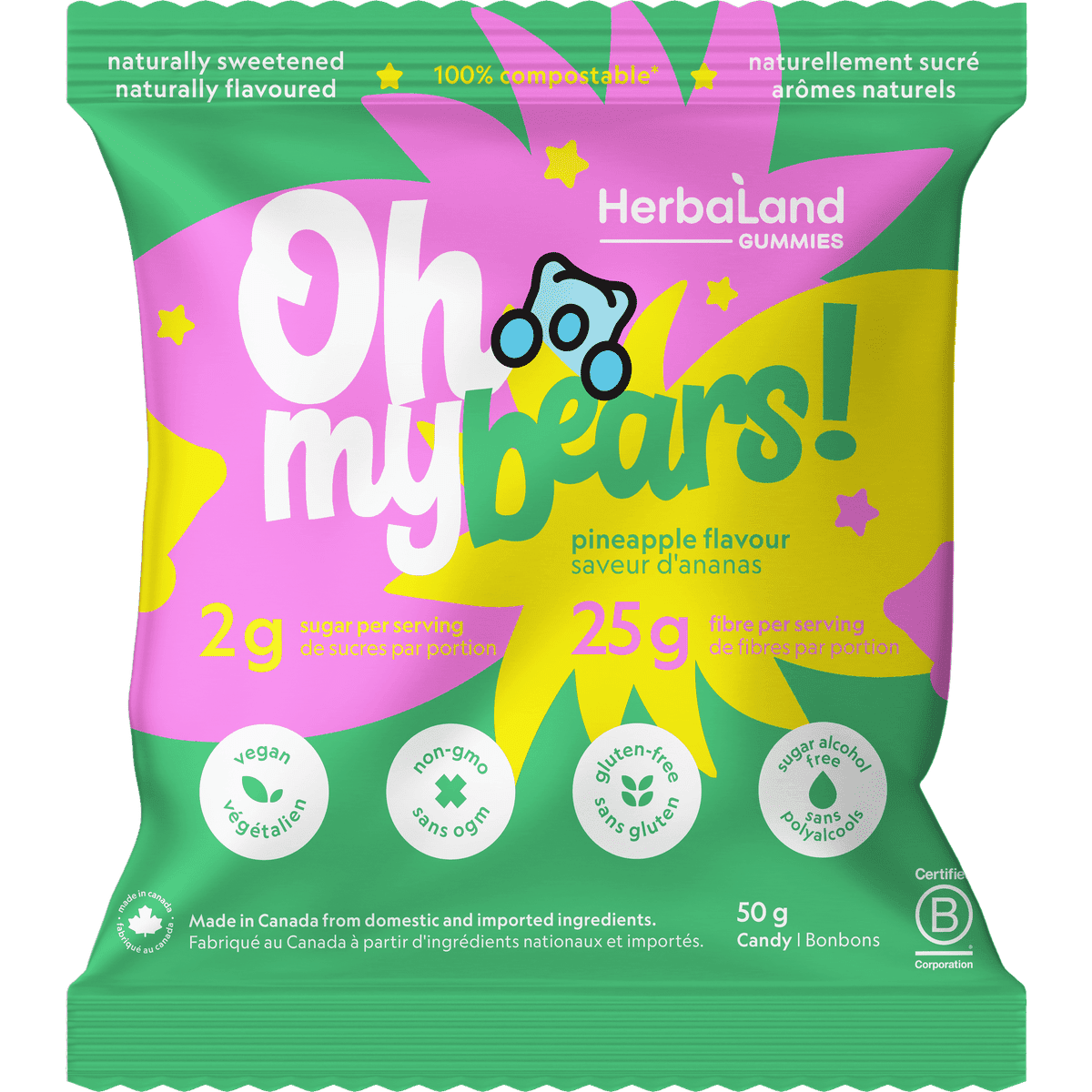 Oh My Bears! Pineapple  Herbaland   