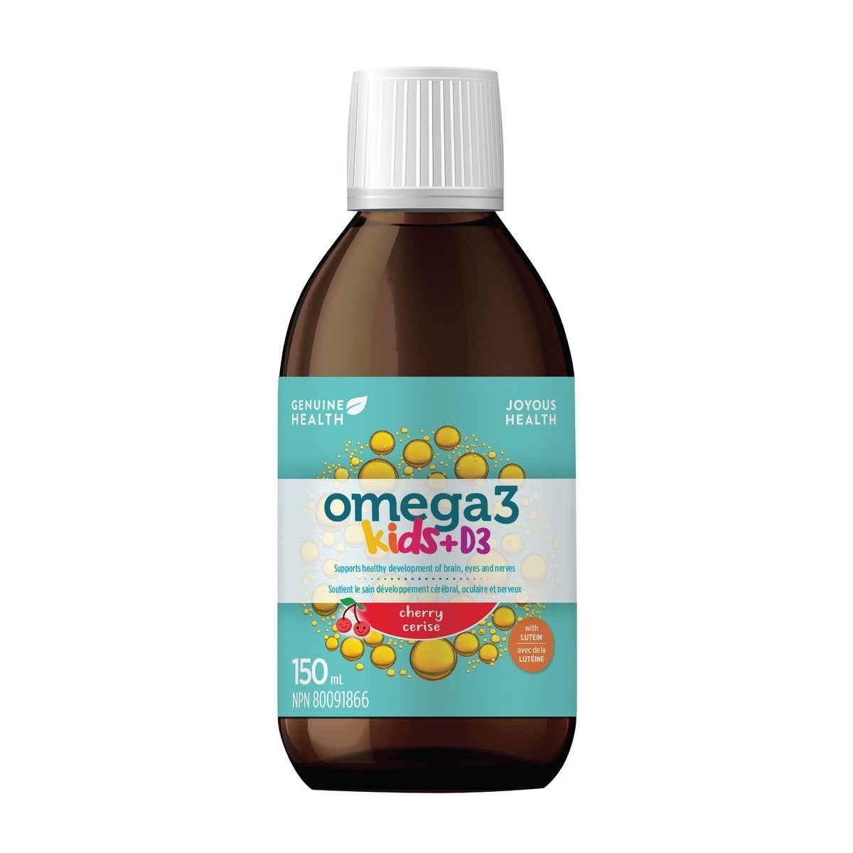 Omega3 Kids + D3 Cherry  Genuine Health   