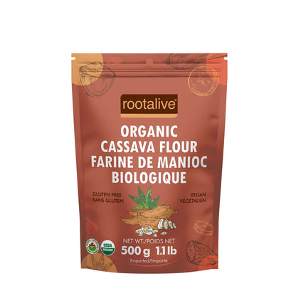 Organic Cassava Flour  Rootalive Inc. 500g  