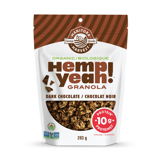 Organic Hemp Granola Dark Chocolate  Manitoba Harvest