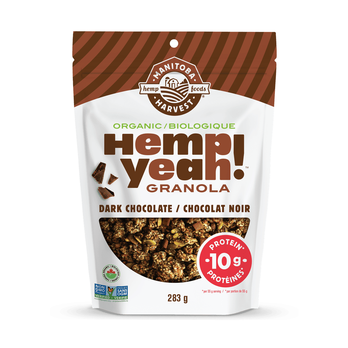 Organic Hemp Granola Dark Chocolate  Manitoba Harvest   