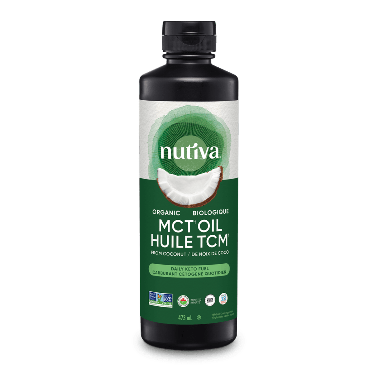 Organic Liquid MCT Coconut Oil  Nutiva   