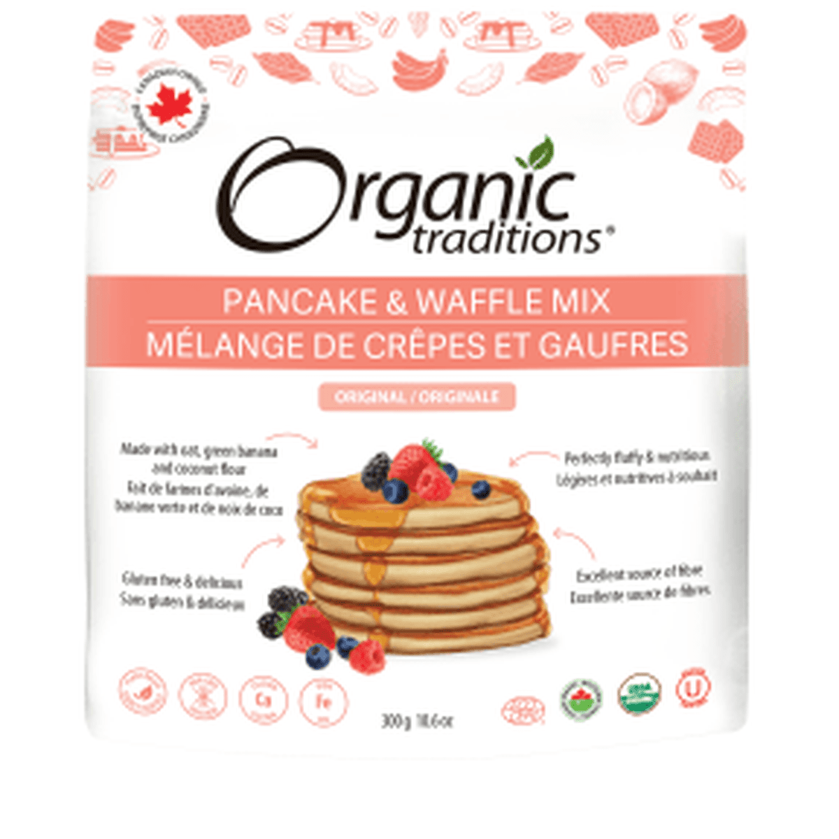 Pancake and Waffle Mix- Original  Organic traditions   