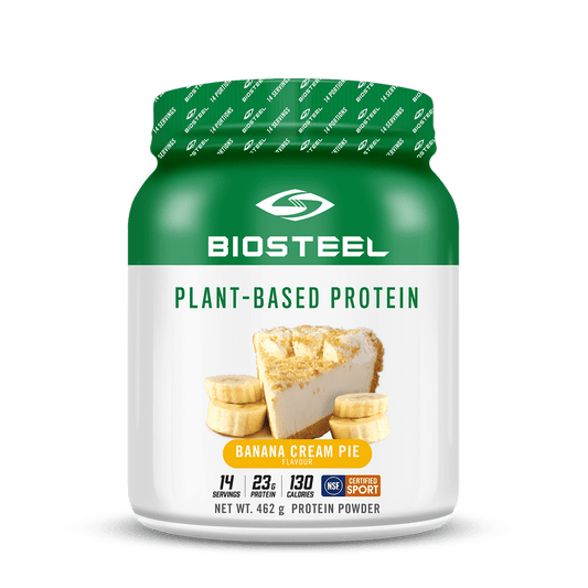 Plant-Based Protein Banana Creme Pie  BioSteel Sports Nutrition Inc.   