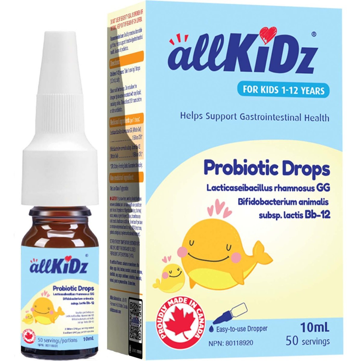 Probiotic Drops  allKiDz Naturals Inc.   