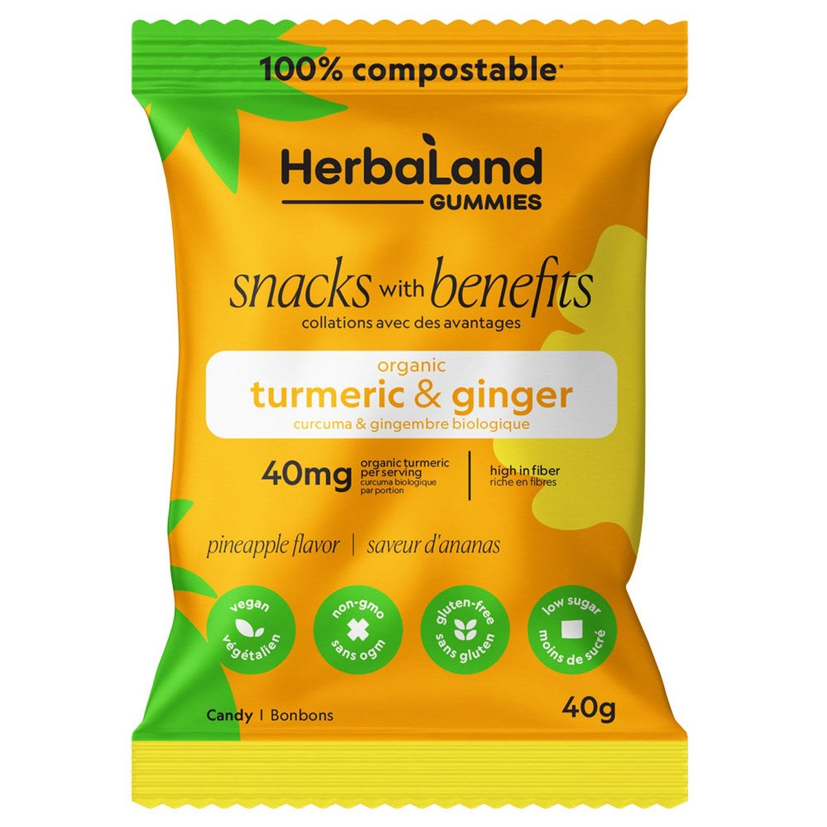 Turmeric & Ginger - Pineapple  Herbaland   