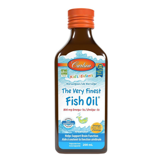 Very Finest Fish Oil Orange Kids  Carlson Laboratories