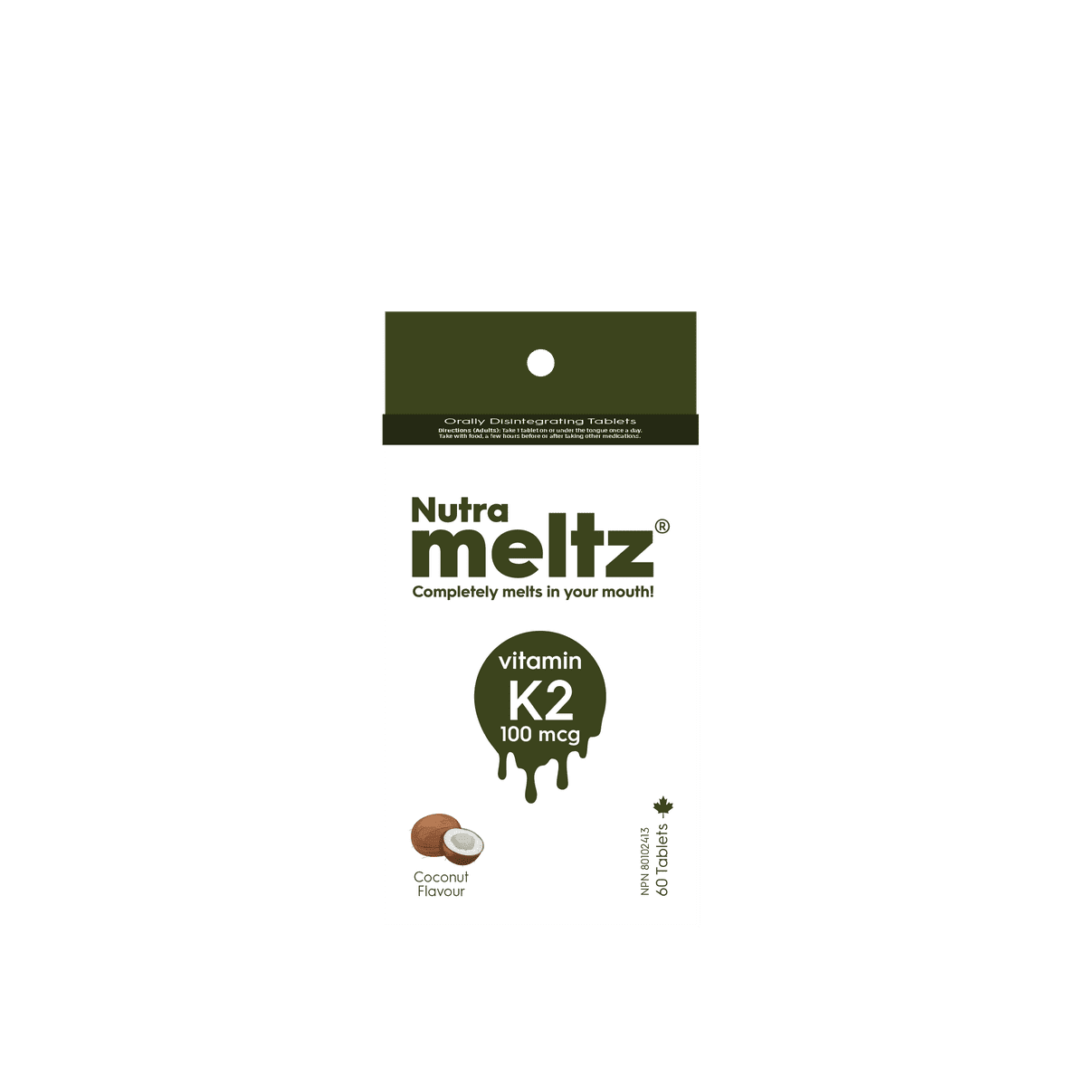 Vitamin K2 - 100mcg  NUTRAMELTZ   