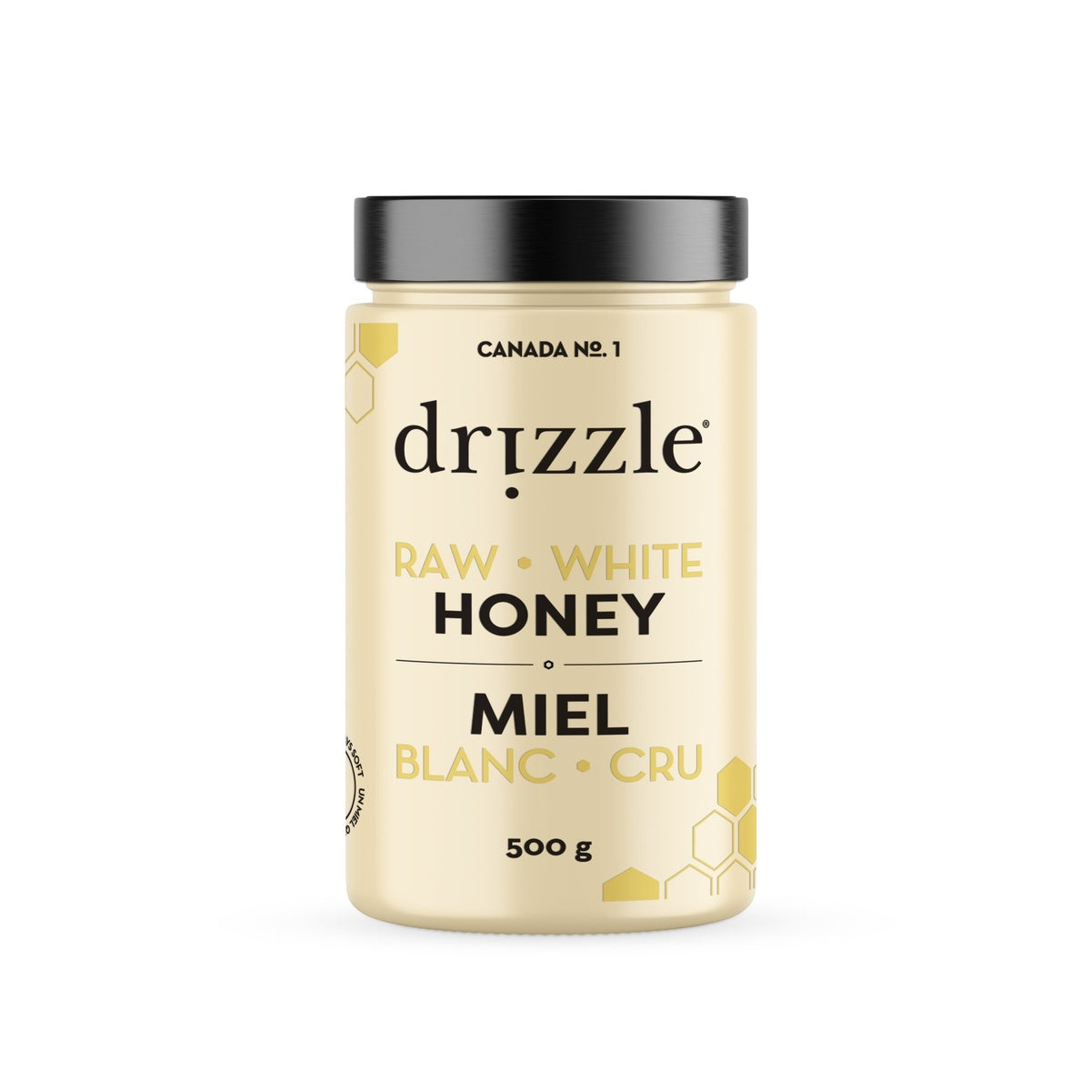 White Raw Honey  Drizzle Honey 500g  